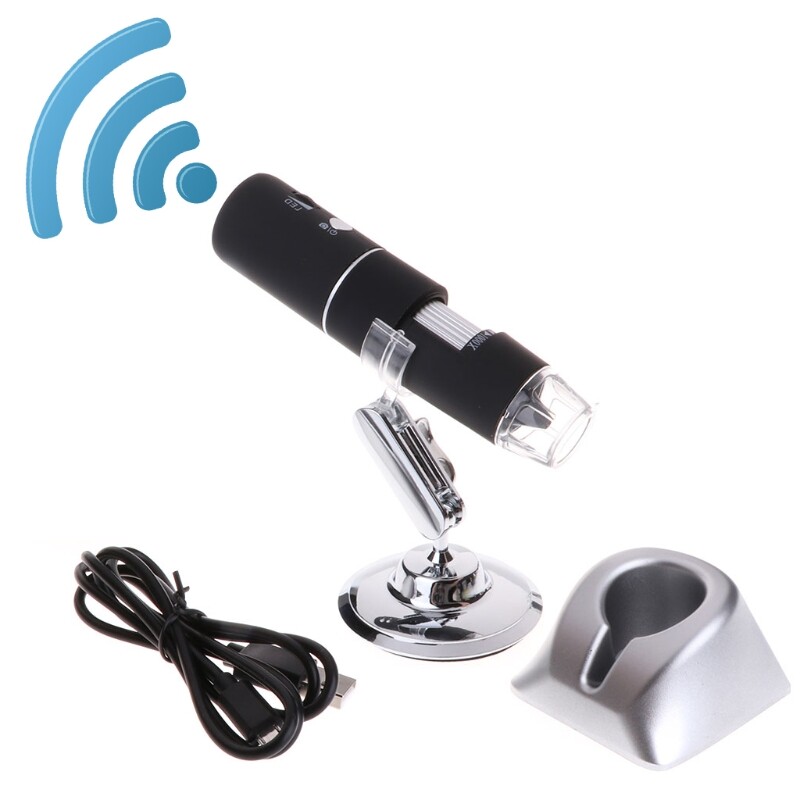 Camera phóng to kính hiển vi 1000x kỹ thuật số wifi 1080p cho android ios iphone ipad