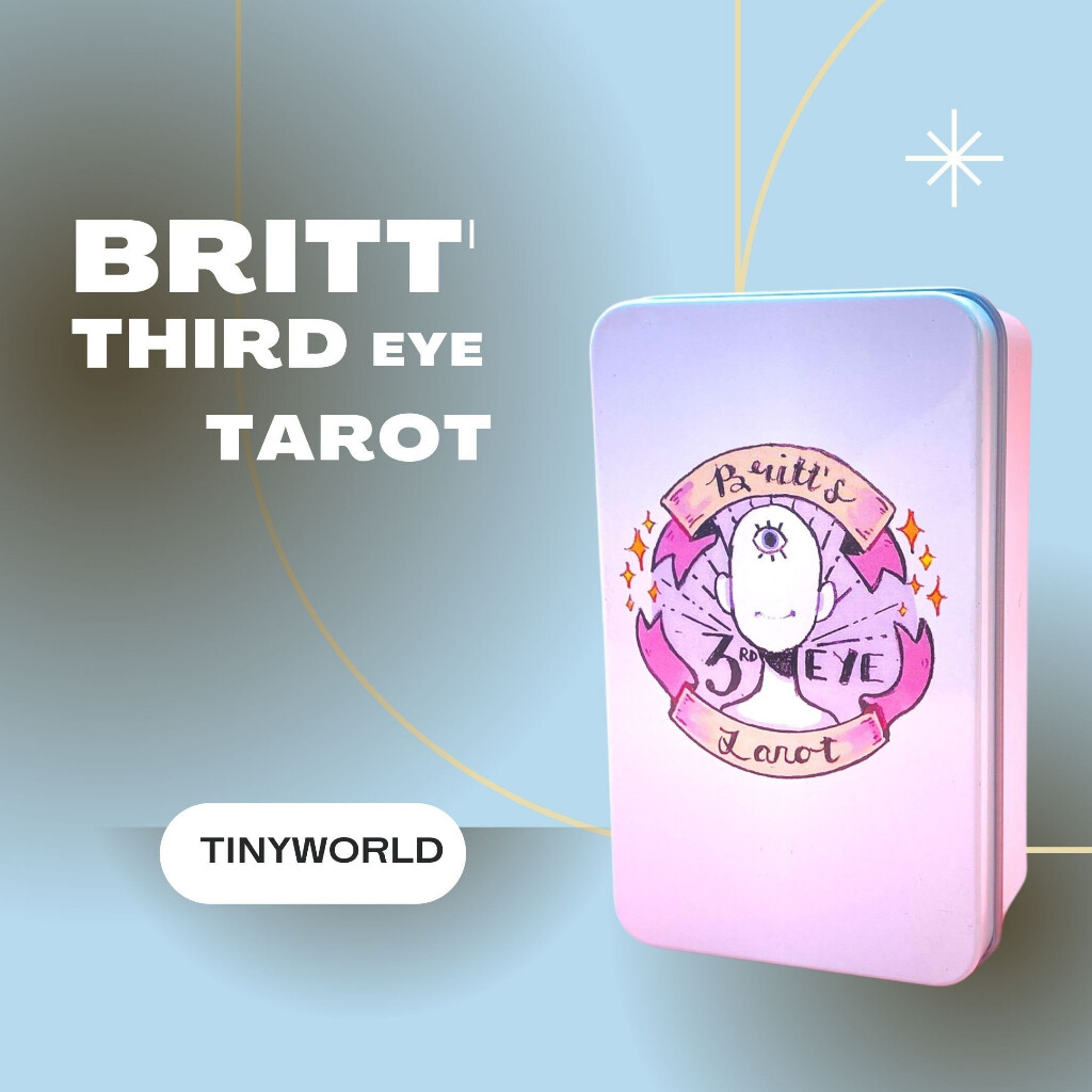 Bộ bài Britt s Britts Third Eye Tarot Hộp Sắt