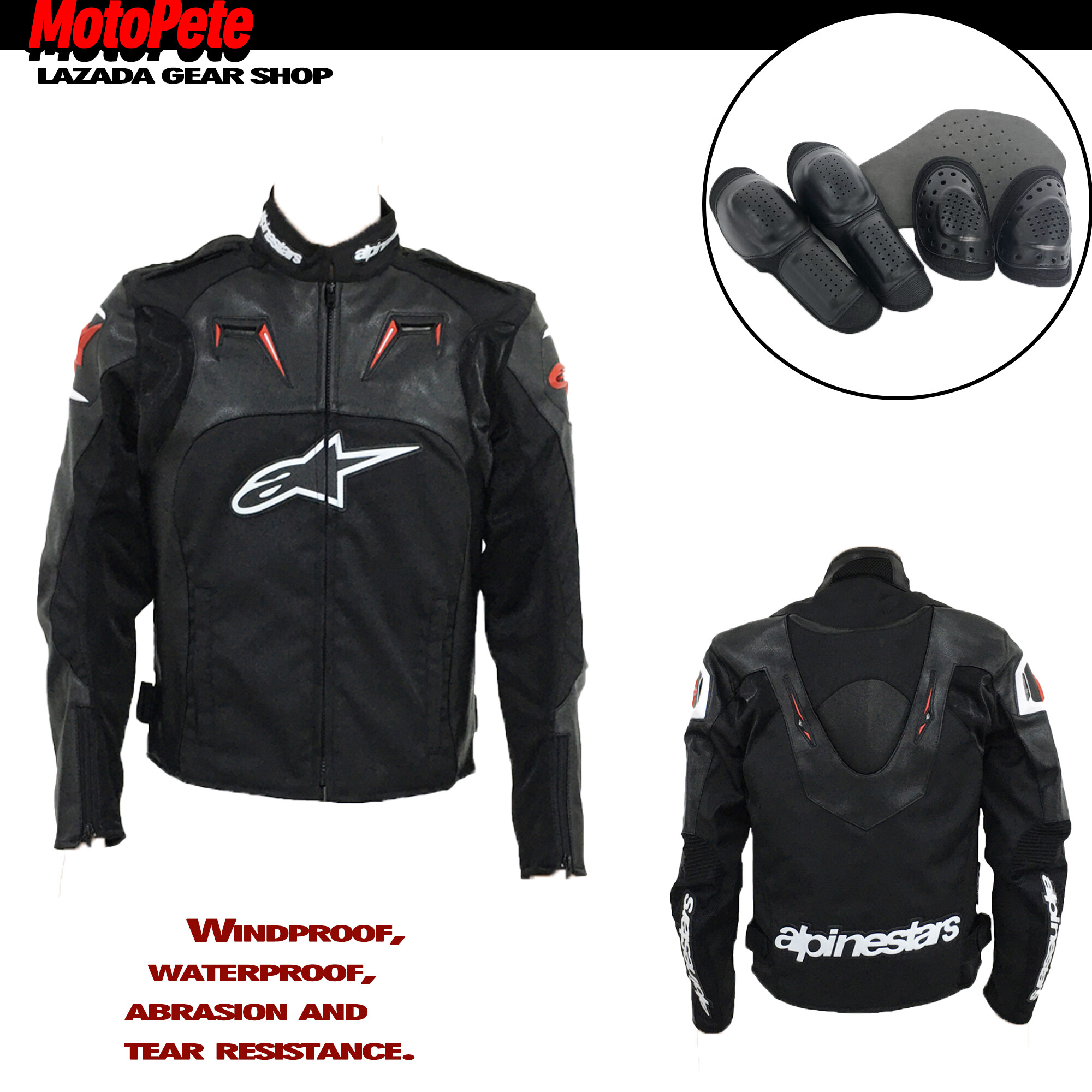 Người Lái Xe Máy ALPINESTARS Mới, Áo Khoác Lái Xe, Áo Vest Cotton Bộ Đồ Đua Không Thấm Nước Bằng Da Thiết Bị Bảo Hộ Người Lái An Toàn Bộ Đầy Đủ Thiết Bị 01010303