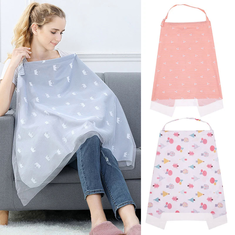 Mother Breastfeeding Cover Breathable Cotton Nursing Cloth Outdoor