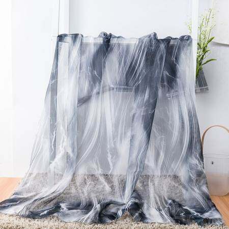 Vintage Veil Silk Fabric - High Quality Chiffon Print (TJ8617)