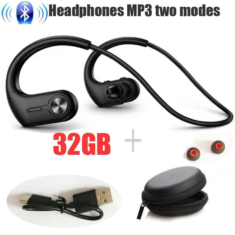 Benjie S10 MP3 máy nghe nhạc Bluetooth 5.0 tai nghe stereo treo tai nghe