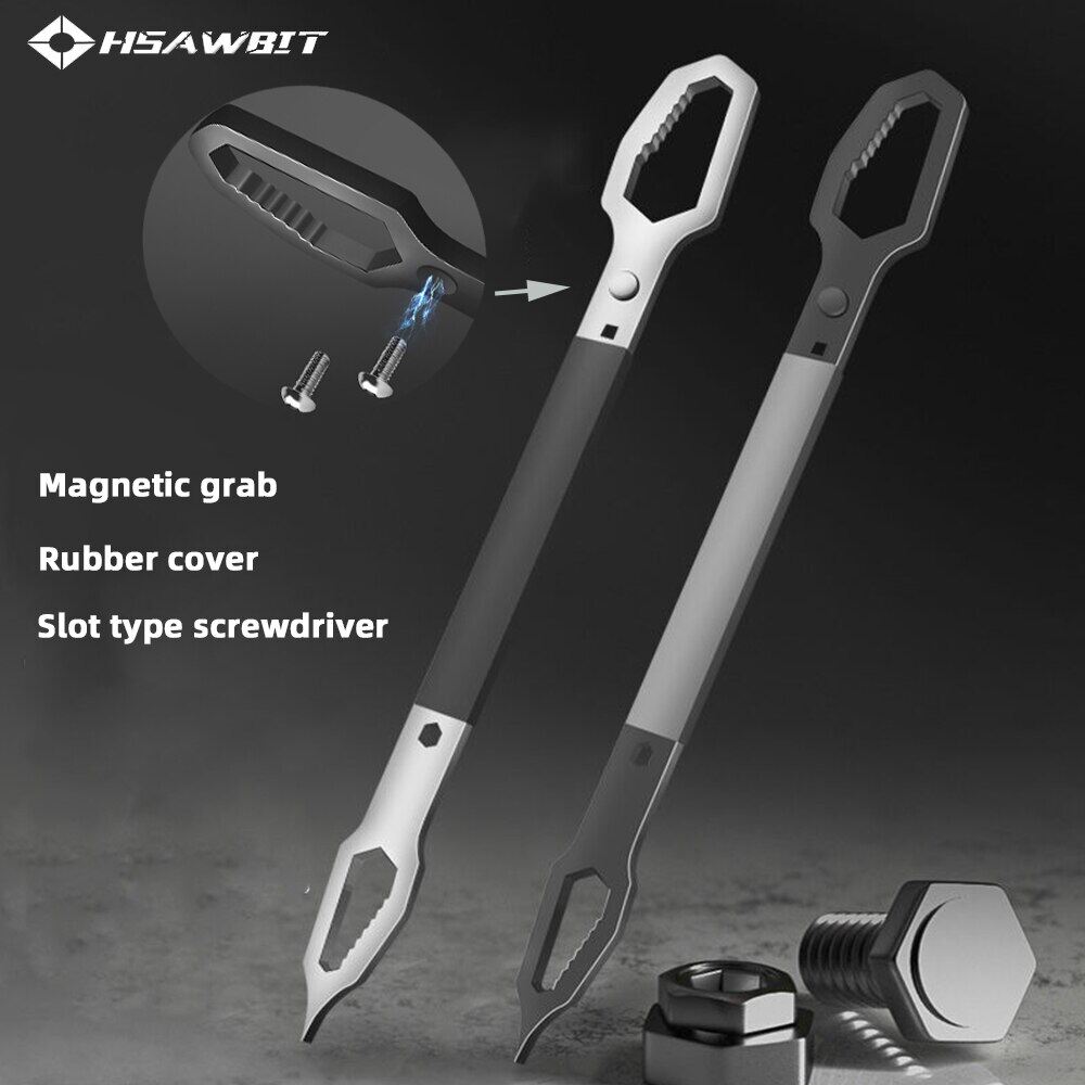 Cờ lê torx đa năng cờ lê siết nhanh thông dụng cờ lê bánh cóc hai đầu 8-22mm dụng cụ sửa chữa xe hơi máy xưởng