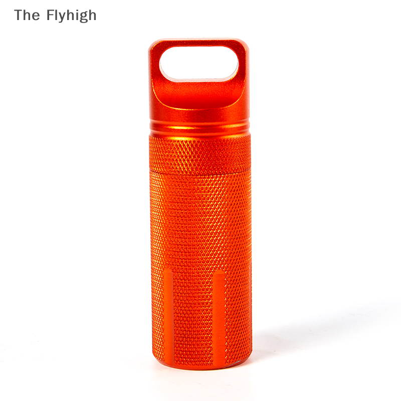 The flyhigh chai hộp đựng thuốc kín khí hợp kim nhôm ống đựng thuốc EDC