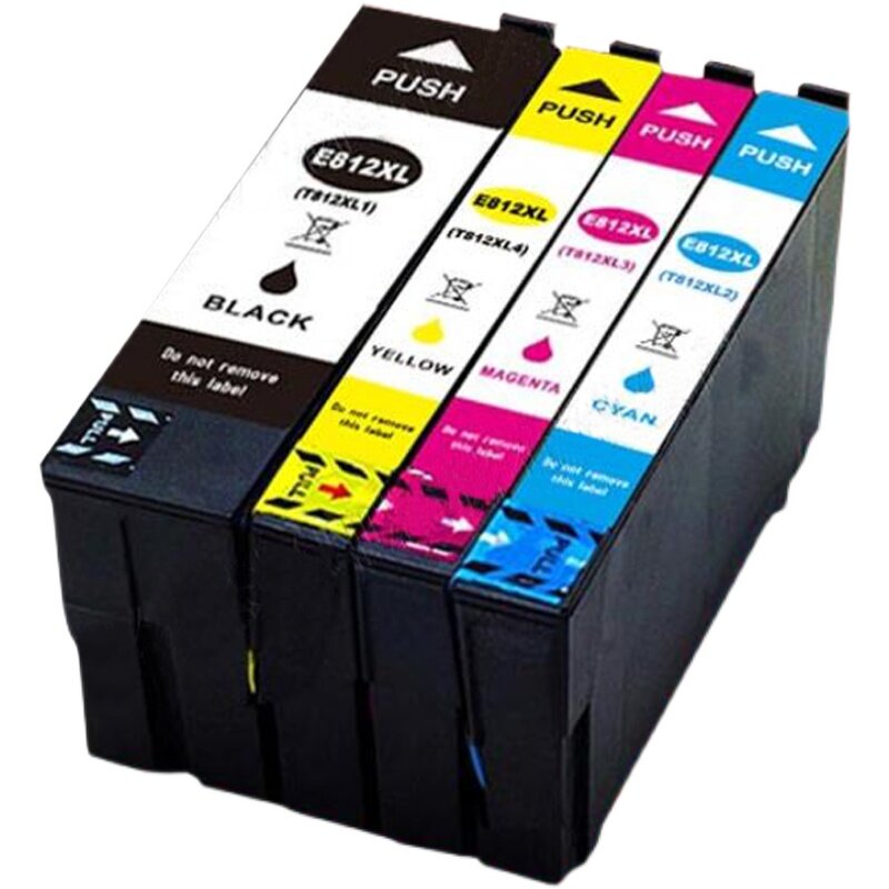 【Printer Cartridges】ตลับหมึก EPSON T812XL E812 WF7840, 7845, 7830, 7820 C7000เครื่องพิมพ์