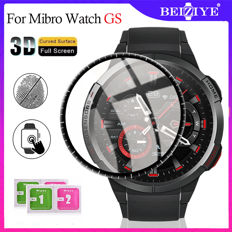 Phim bảo vệ Đồng hồ thông minh Mibro Watch GS Viền cong 20D Dán màn hình