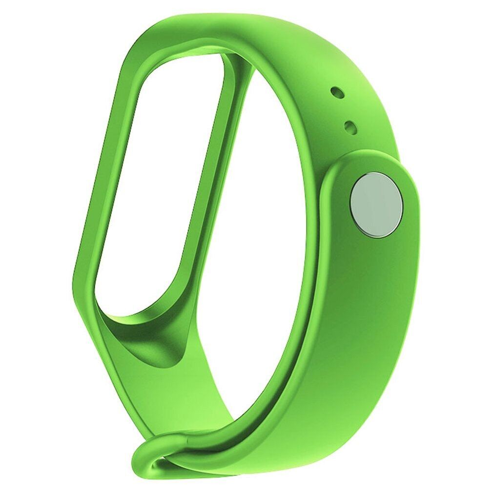 Fashion For Mi Band 3/4 Replacement Sport Silicone Strap Wristband Bracelet Two-Tone Replacement Strap