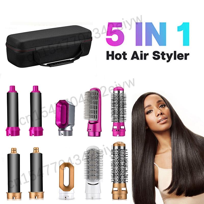 Máy Sấy Tóc 5 Trong 1 Hot Air Styler Lược máy làm xoăn chuyên nghiệp Máy ép tóc Công cụ tạo kiểu Cho Dyson Airwrap