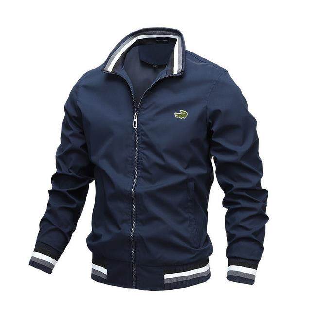 Cartelo Áo Khoác Người Đàn Ông Của Kinh Doanh Áo khoác jacket thời trang Đứng Cổ Áo Giản Dị áo khoác