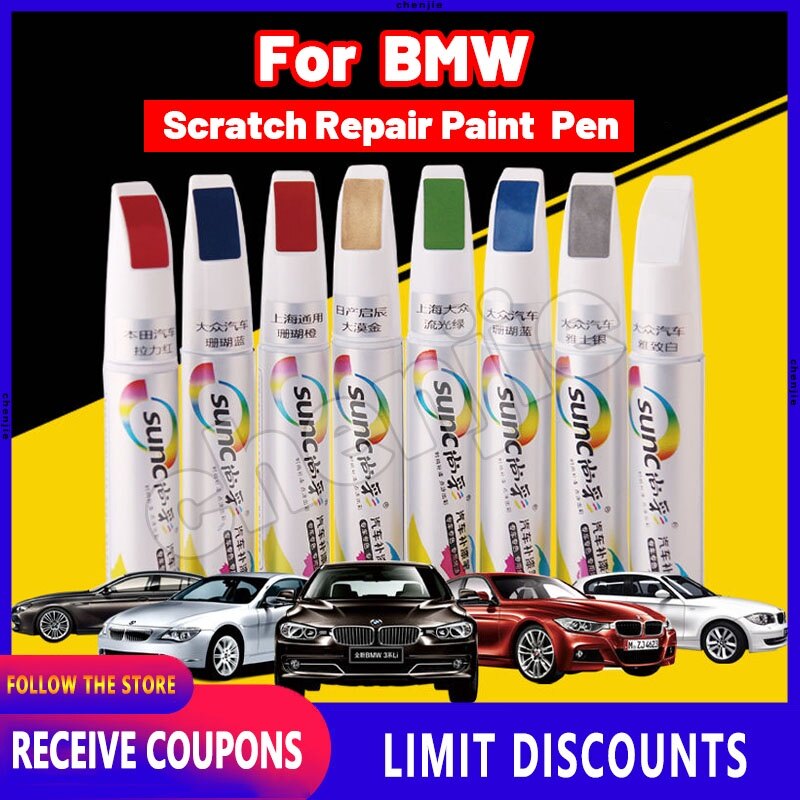 Chất Lượng Cao Dành Cho Xe BMW Chất Sửa Chữa Vết Xước Bút Cảm Ứng Tự Động Bút Sơn Tẩy Vết Xước Trong Suốt Chăm Sóc Xe Ô Tô Chống Thấm Nước Dụng Cụ Cho BMW 5Series 3Series X5 7Series X3 1Series X6 X1 M3 z4 4Series 8Series M5