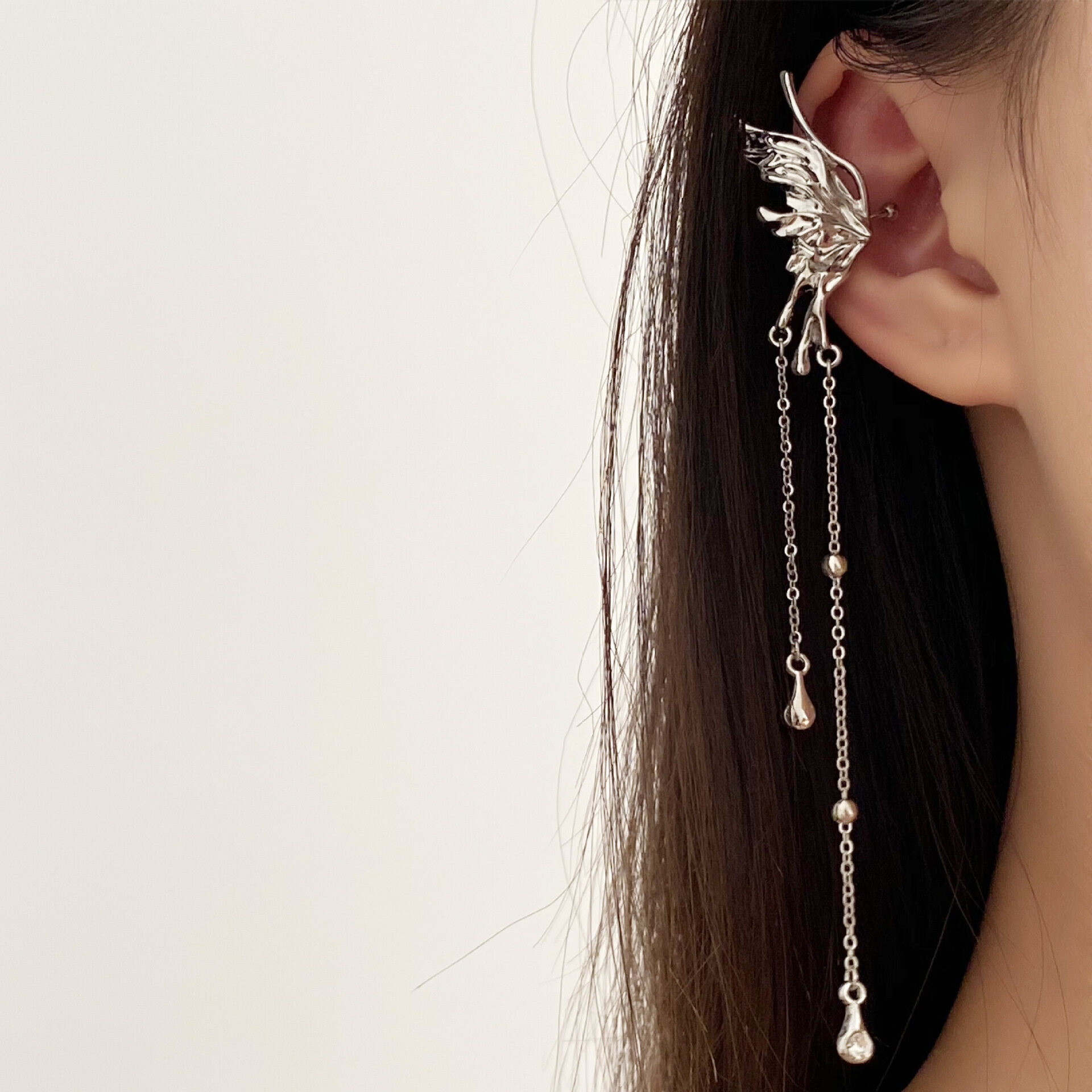 Wings Butterfly Tassel Clip Fashion Personality Angel