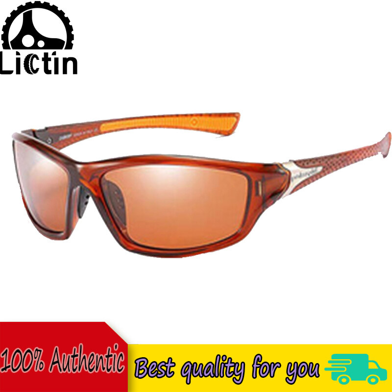 LICTIN Kính Râm Nhìn Đêm Phân Cực, Kính Râm Xe Đạp Thể Thao Ngoài Trời, Kính Lái Xe Nam Nữ Xe Đạp Xe Máy Phụ Kiện