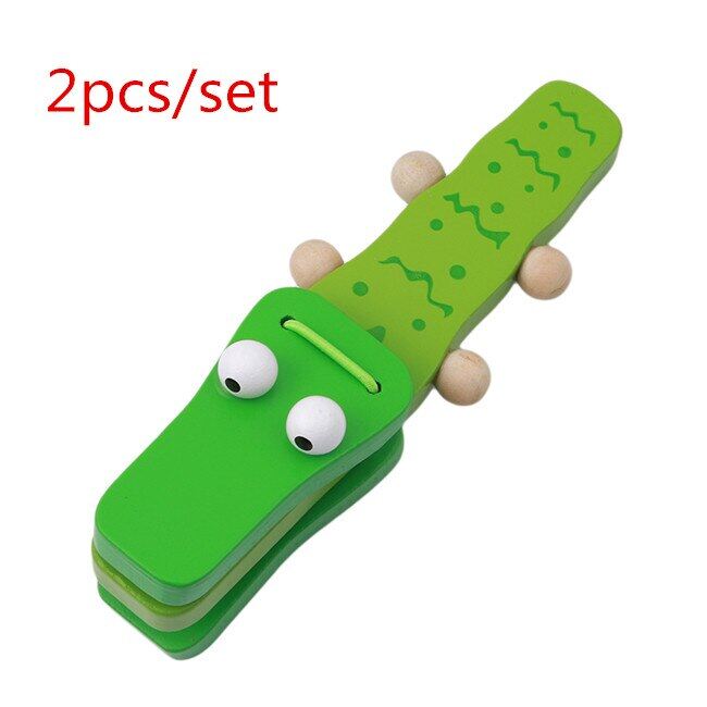 【2023 NEW】 1 Chiếc Castanets Hoạt Hình Castanet Castanet Bằng Gỗ Cho Trẻ Em Tay Cầm Đồ Chơi Nhạc Cụ Mẫu Giáo Sớm Đồ Chơi Giáo Dục
