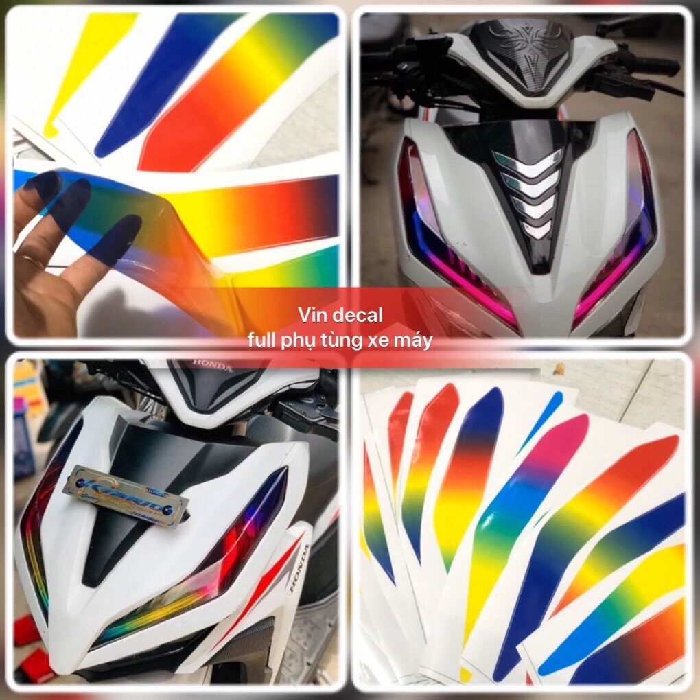 CẶP TEM DÁN CHOÁ ĐÈN DEMI VARIO 2018-2020 KHÔNG BAY MÀU - dochoixemay