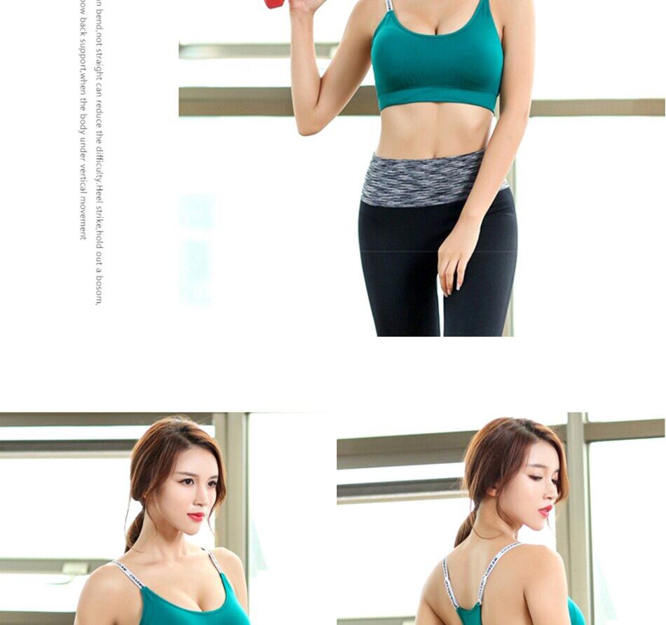 SUPERFLOWER Sports Bra Yoga Fiess Sports Quick Drying Running Gym Training Shockproof Underwear_voghion.com