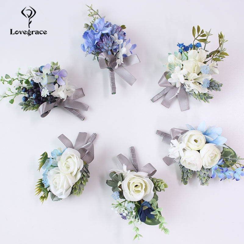 wedding boutonniere corsage marriage brooch pin (25)