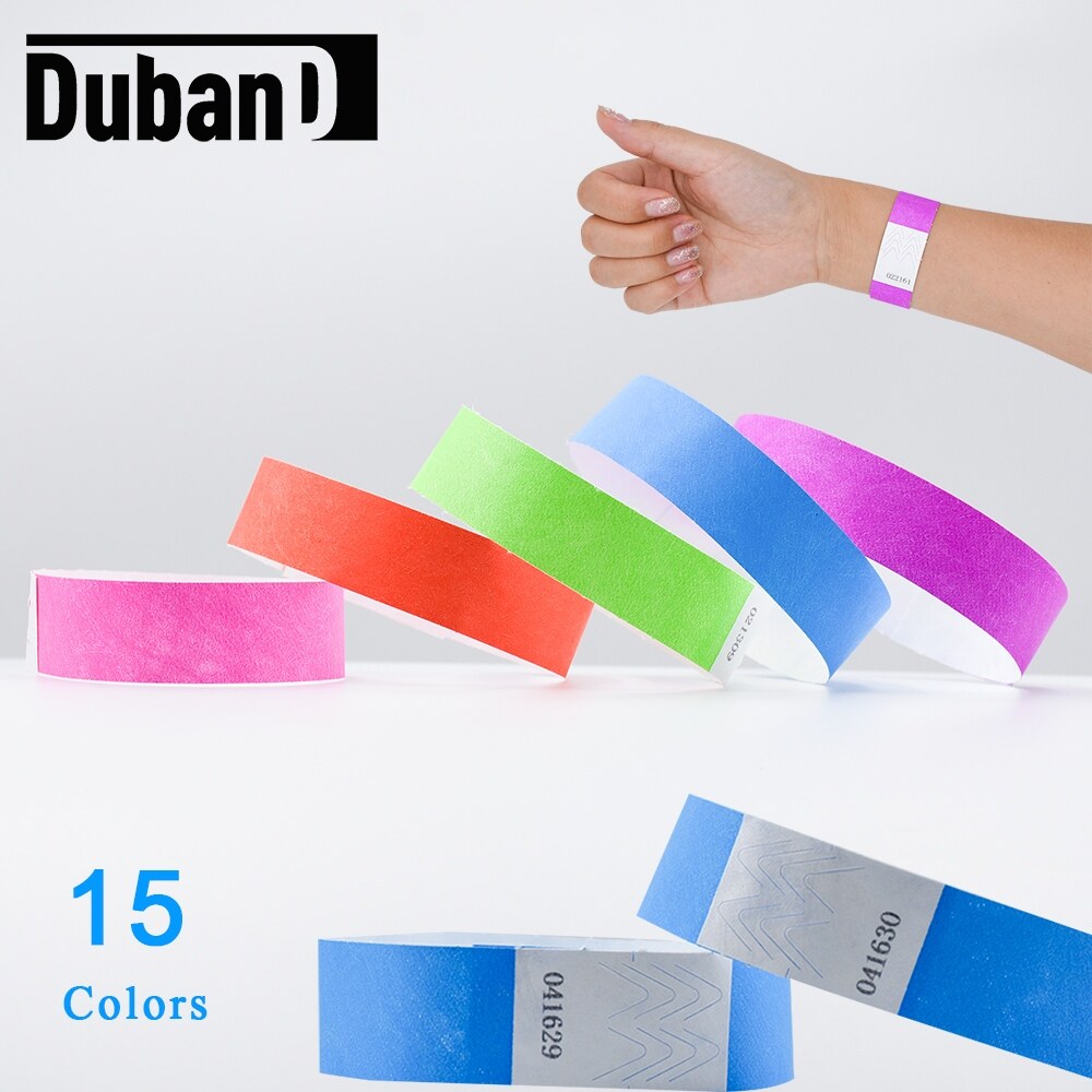 tyvek wristband paper