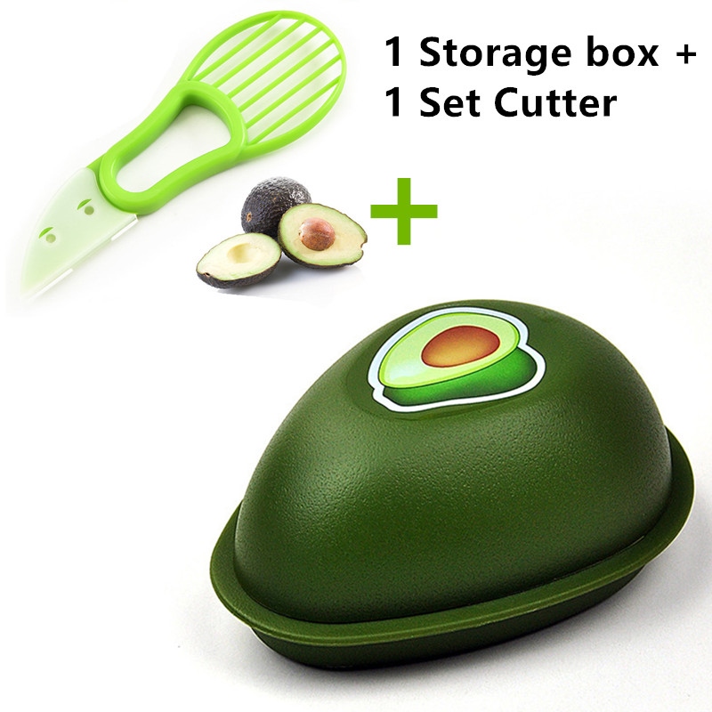 [SUSU Living Home] Avocado Slicer Cutter Peeler Fresh-Keeping Portable Creative Cover Fruit Tools Frutero Kitchen Gadget Inteligentes