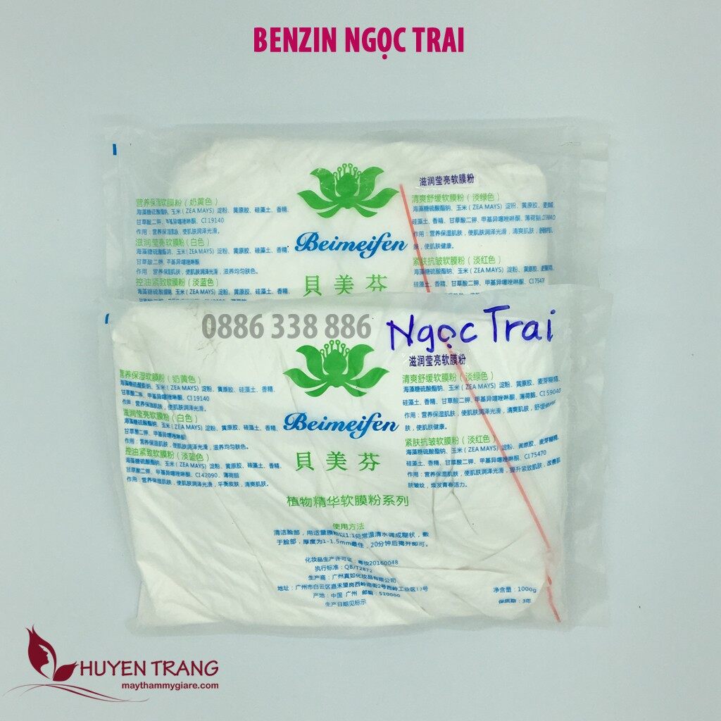 Bột Mặt Nạ Benzin ngọc trai trắng da