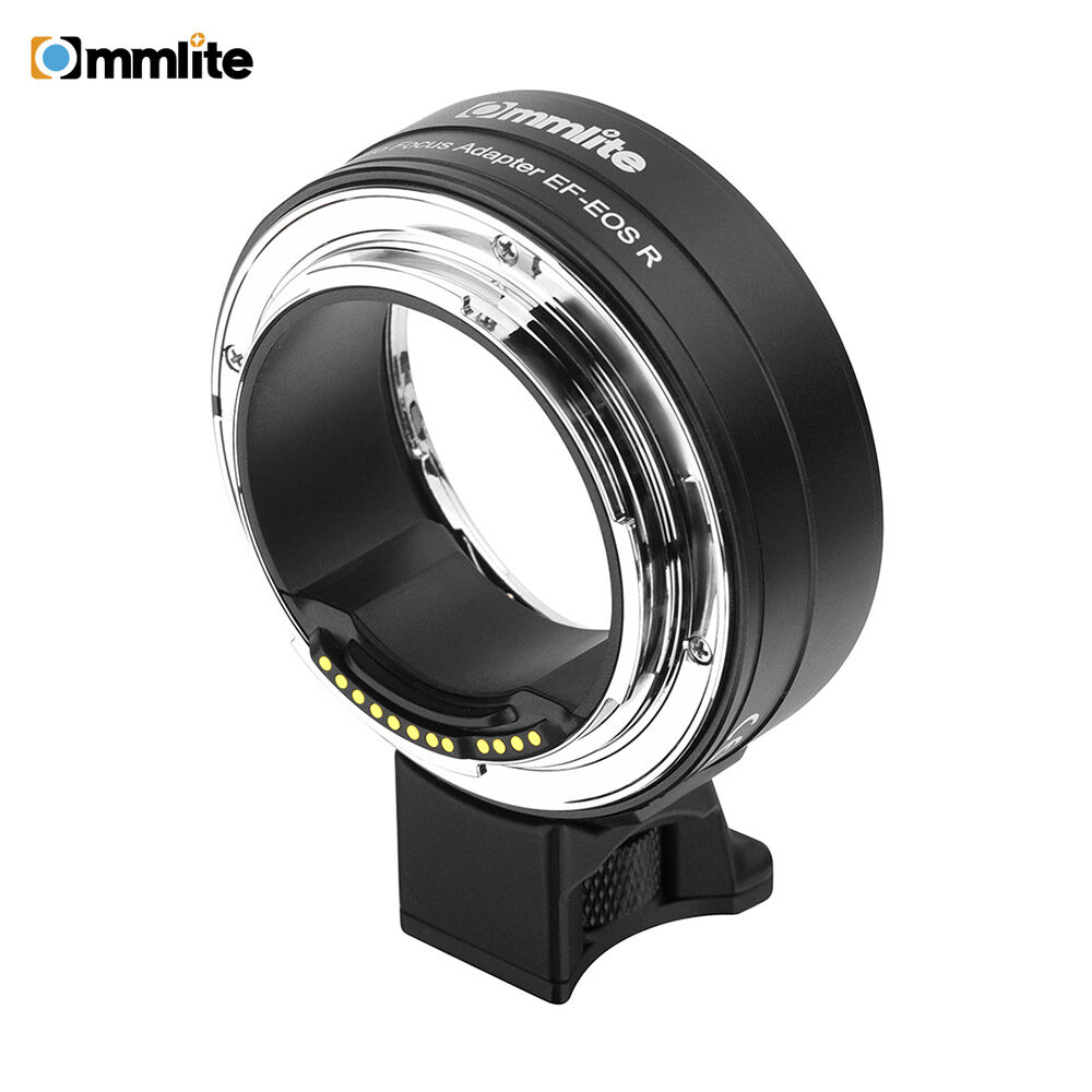 Commlite CM-EF-EOS r Bộ chuyển Ngàm ống kính tự động lấy nét điện tử núi Adapter với là chức năng kiểm soát khẩu độ cho Canon EF/EF-S ống kính để phù hợp cho Canon EOS r rf-mount gọng tròn máy ảnh