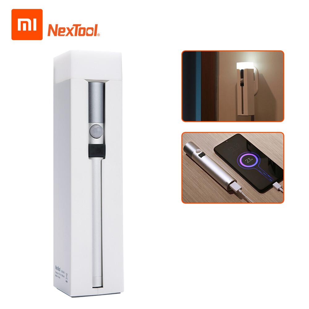 Đèn Cảm Biến Mini Đa Năng Xiaomi Youpin NEXTOOL, Đèn Pin Khẩn Cấp Di Động, Đèn Cảm Biến Kép 3 Trong 1