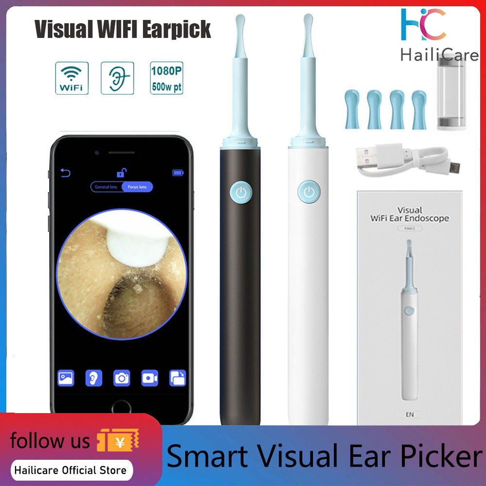 Hailicare 3.9mm Earpick With Camera For Baby Adult Otoscope Endoscope