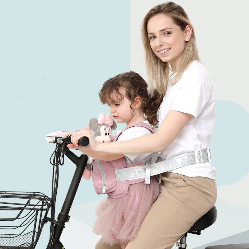 Dinsey đai an toàn cho trẻ em xe gắn máy xe đạp bảo vệ em bé Đai lưng an