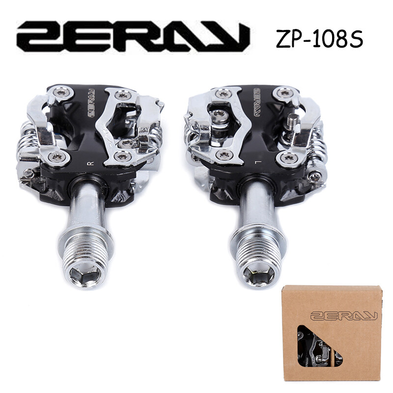 Zeray เหยียบ ZP-109S จักรยานถนน MTB บำรุงรักษาฟรีแกน SPD เข้ากันได้แบริ่งที่ปิดสนิทจักรยานเหยียบล็อคตัวเองอุปกรณ์จักรยาน