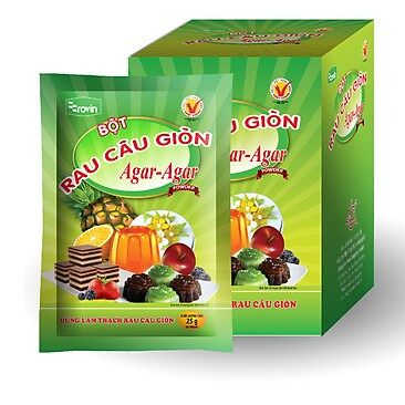 Bột rau câu giòn agar 25gr
