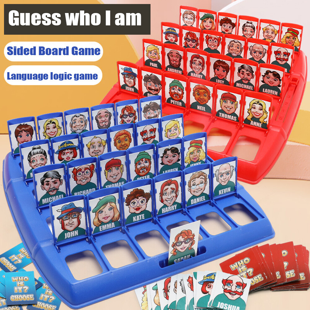 Guess Who I Am Desktop Educational Toy Children Puzzle Logic Reasoning Games Guess Character Parent-child Interactive Toy