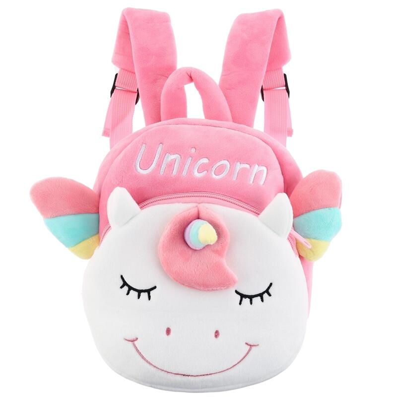 1 Cái Dễ Thương Unicorn Ba Lô Trẻ Em Phim Hoạt Hình Trường Shoulder Bag Kids Mẫu Giáo Đôi Vai Ba Lô Drop-Ship New Arrival