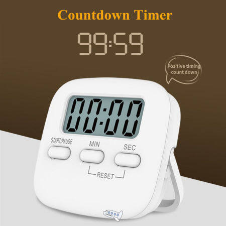 Study Countdown Timer - Digital Stopwatch for Exams and Fitness