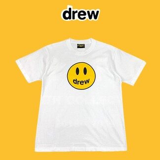 ️[TẶNG KÈM MÓC KHÓA] - Tee Justin Bieber Drew House Mascot ss white tee cao cấp full tag túi, áo thun drew
