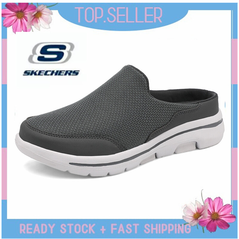 Skechers_ đôi giầy đen giày nam giày thể thao giày chạy bộ 45 46 47 48