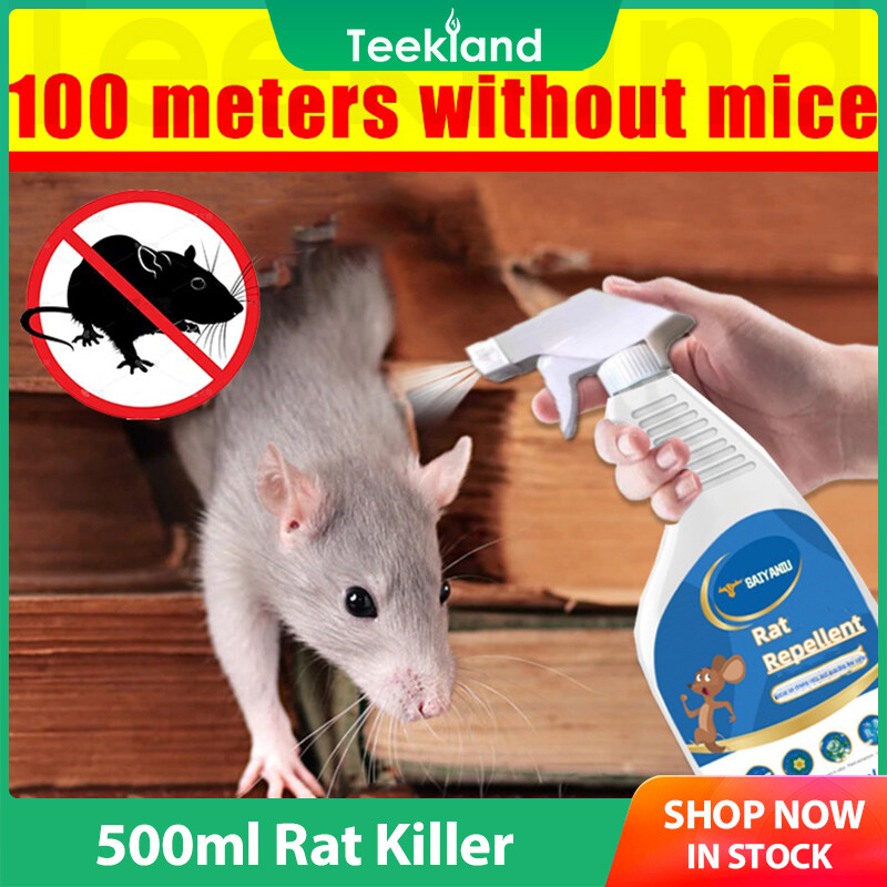 Đuổi Chuột xịt Bẫy diệt chuột teekland 500ml chuột Chuột không độc hại Bẫy diệt chuột bẫy chuột đồ đuổi chuột