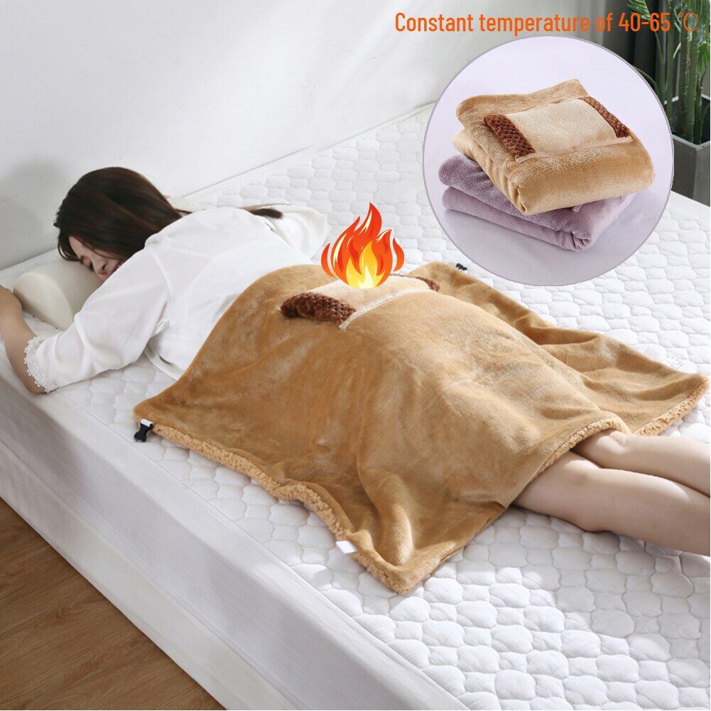 Electric Blanket Soft Thicker USB 5V Heater Bed Warmer Washable Cape With Pocket Thermostat Electric Heating Mat For Home Office
