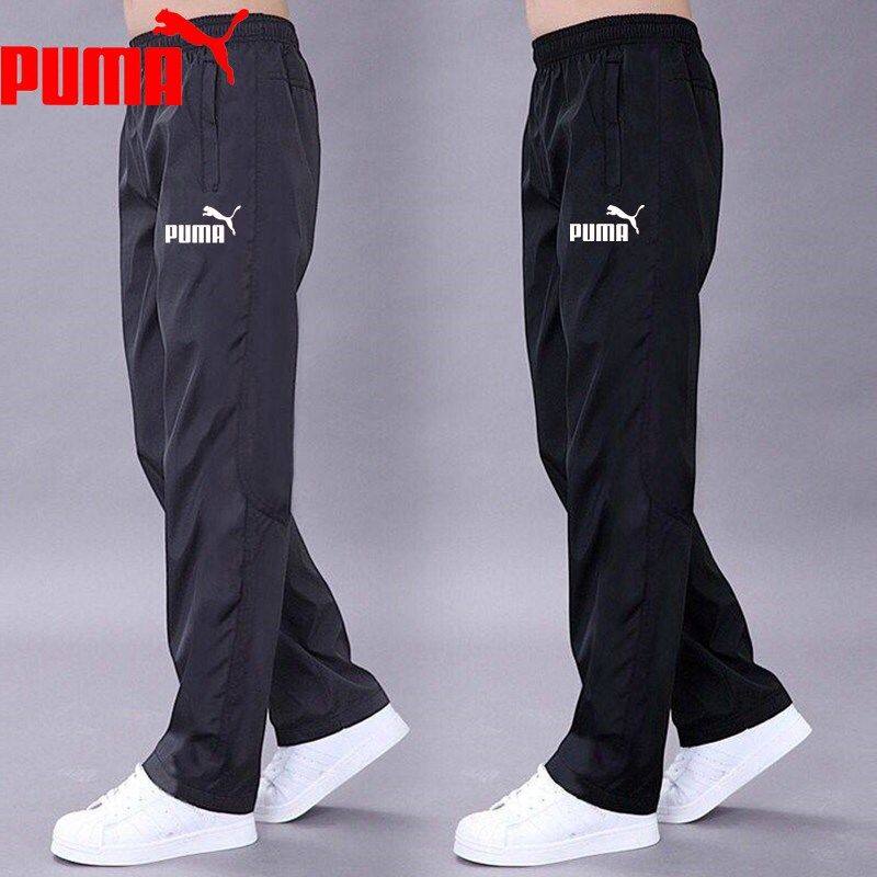 Quick-drying breathable thin section men's pants monolayer polyester slacks loose sliding surface through the screen work trousers