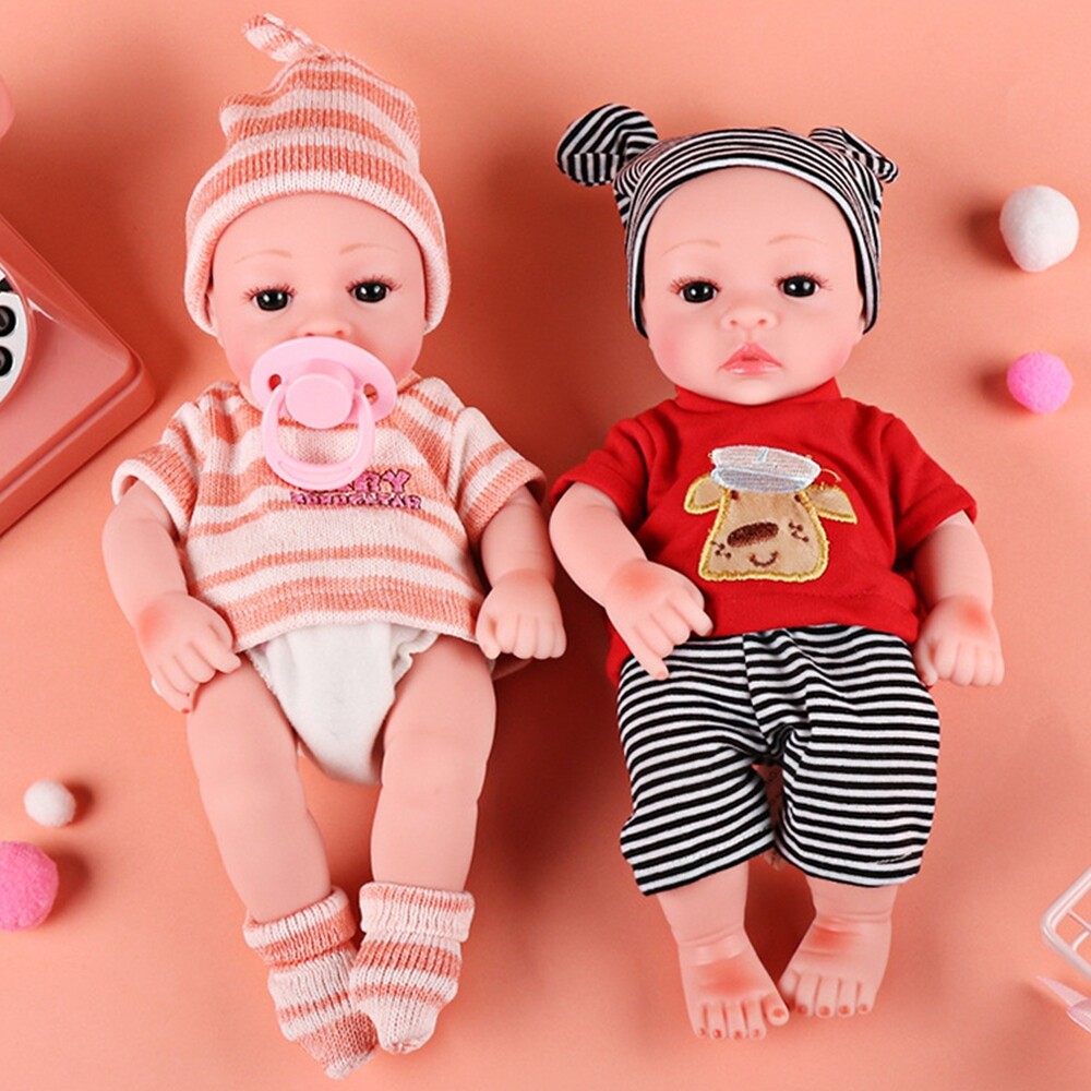 Generic 12inch Reborn Baby Dolls Silicone Full Body Anatomically