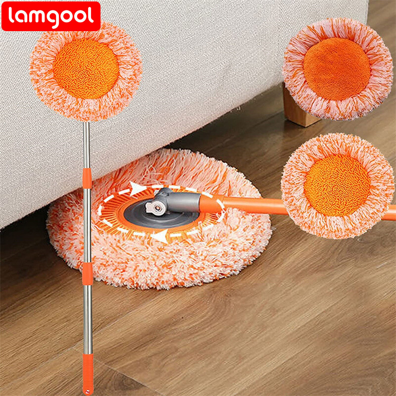 Cây lau sàn có tay cầm dài có thể kéo dài cây lau xe hơi cây lau kính có thể thu vào chổi lau cửa sổ xoay 360