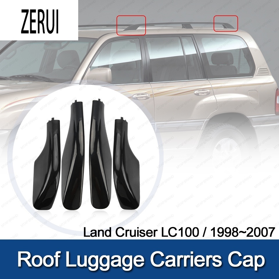 thumbnail image 2 of CCIYU Roof Rail End Covers – Toyota RAV4 XA30 2006-2012 – Black ABS 4pc 2 of 5