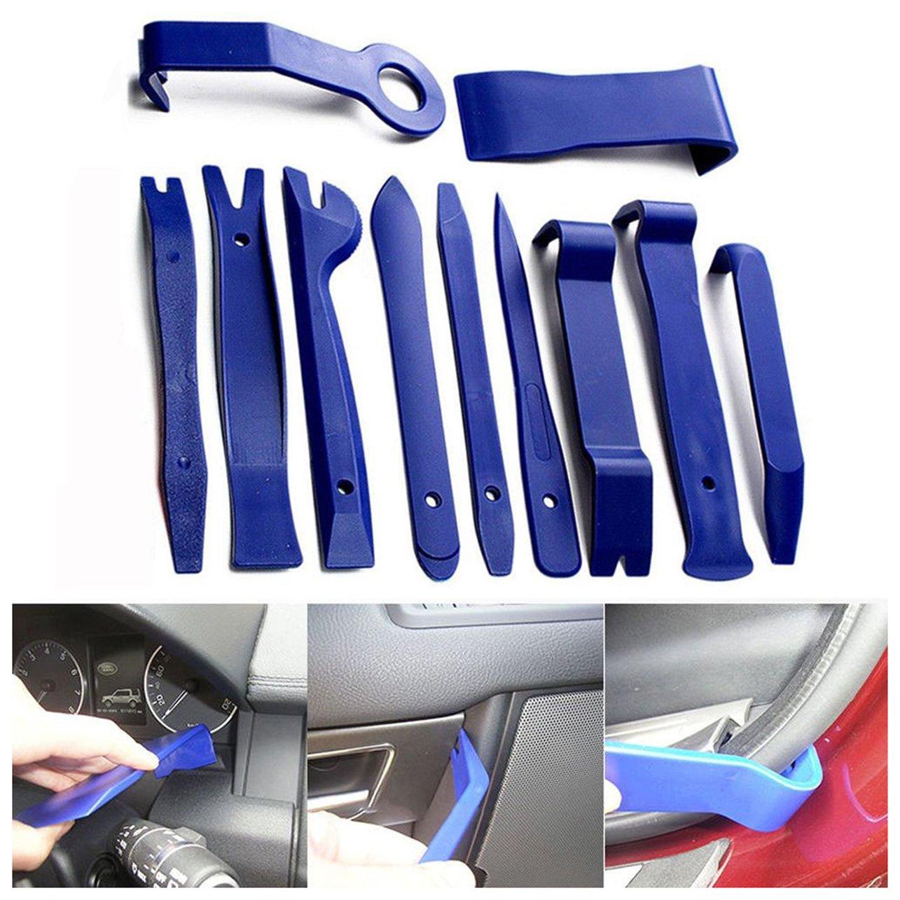 11 chiếc bộ dụng cụ tháo lắp xe hơi tiện dụng dụng cụ sửa chữa bảng điều khiển vô tuyến nội thất ô tô bền bỉ