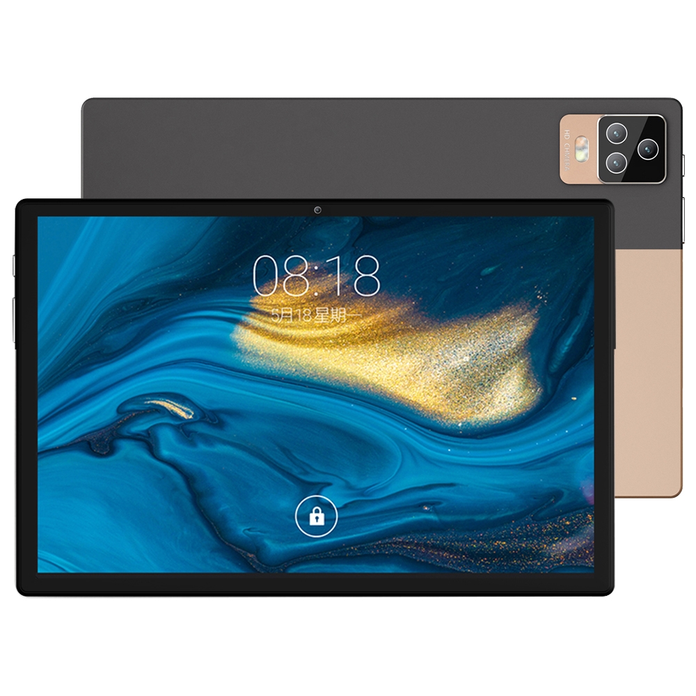 P70 BDF 4G เคสโทรศัพท์ LTE PC, 10.1นิ้ว,8GB + 128GB,แอนดรอยด์12.0 MTK6762 Octa Core,รองรับซิมคู่ & บลูทูธและ WiFi,ปลั๊ก EU (สีทอง)(ของขวัญ: ลําโพงบลูทู ธ) ราคา 4,289 บาท*ส่งฟรี