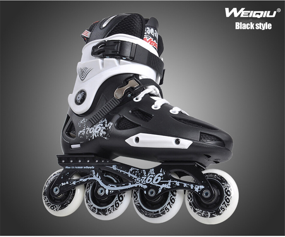 Inline Speed Skates Patine โรลเลอร์สเกตสำหรับรองเท้า FSK Slalom Powersliding Quad Skates รองเท้าผ้าใบพร้อมลูกกลิ้งดีเท่า Seba IA57