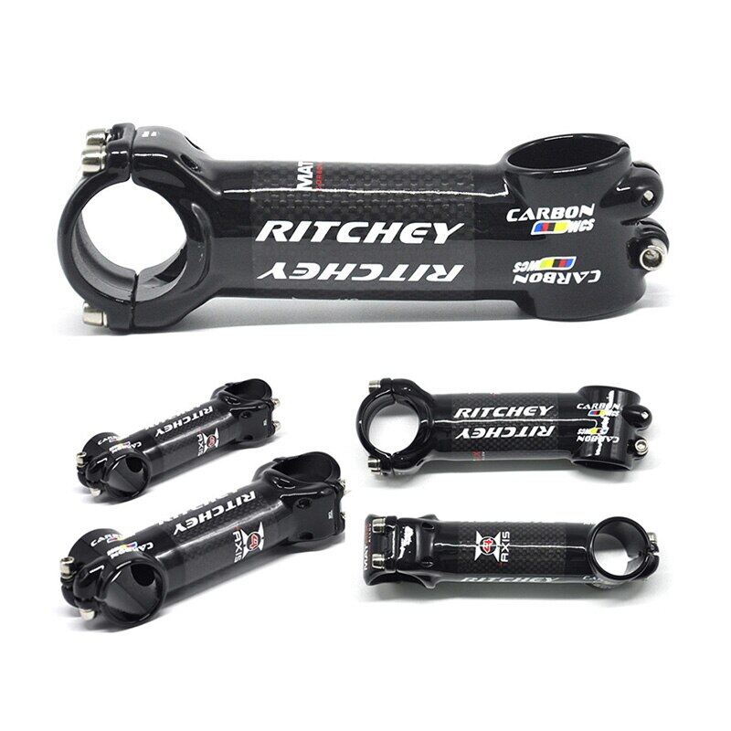 Ritchey WCS Pô Tăng Xe Đạp Đường Trường Pô Tăng Carbon Nhôm Pô Tăng Xe Đạp Leo Núi Phụ Tùng Xe Đạp 31.8*60-120Mm 3K Màu Đen Bóng