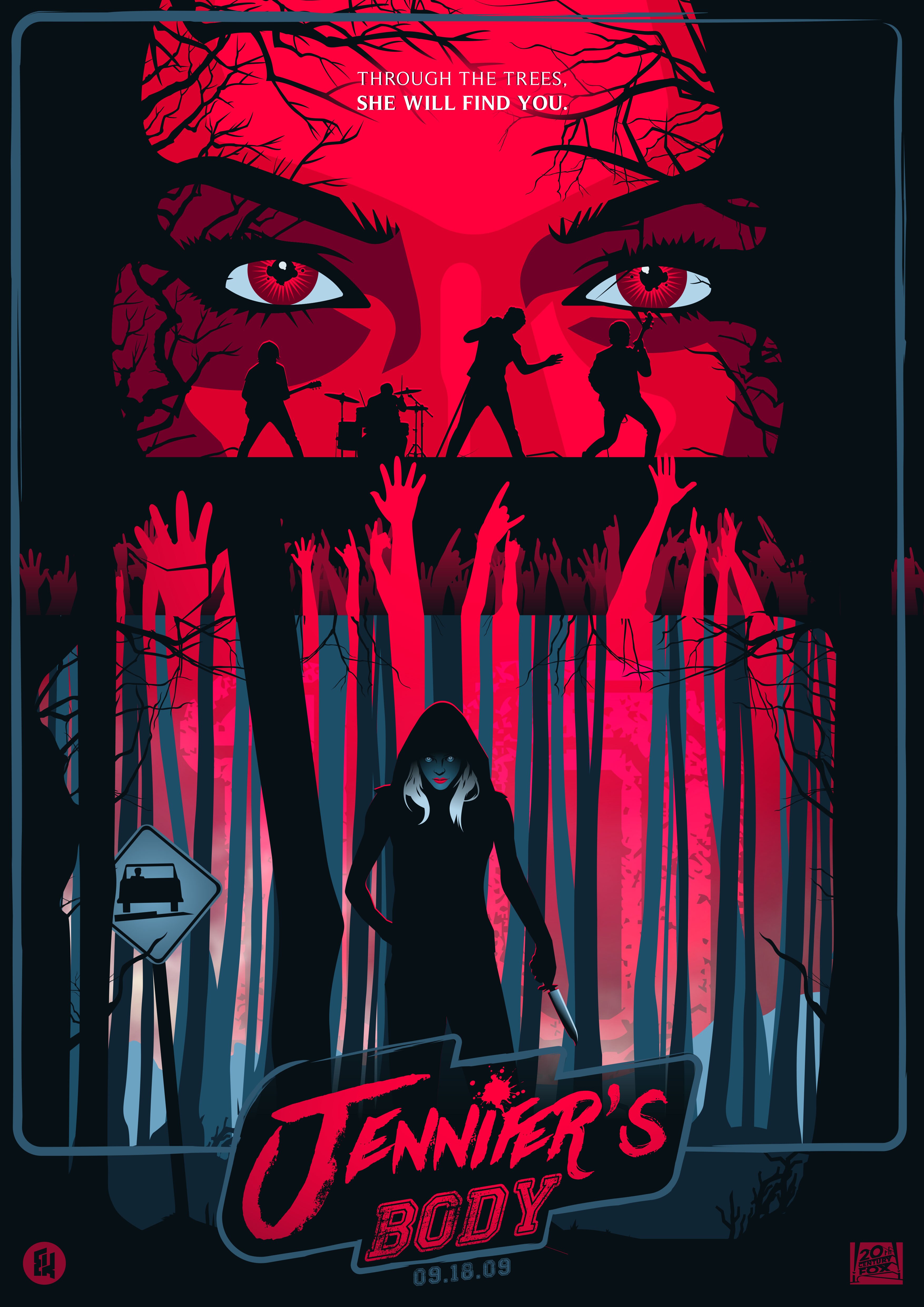 Cô Gái Gợi Cảm Megan Fox Tranh vải bố tranh tường ảnh 69f Poster tuyệt vời Poster Phim Kinh Dị cổ đi