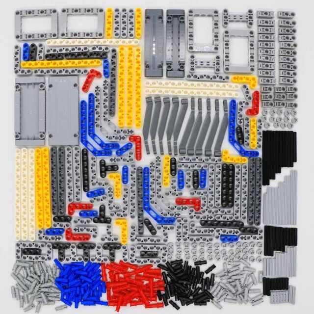 การวิเคราะห์ชิ้นส่วนอิฐ Pin Liftarm Studless Beam ขั้วต่อเพลาแผงรถของเล่น Mindstorm ใช้งานร่วมกับบล็อกตัวต่อ Bulk Set