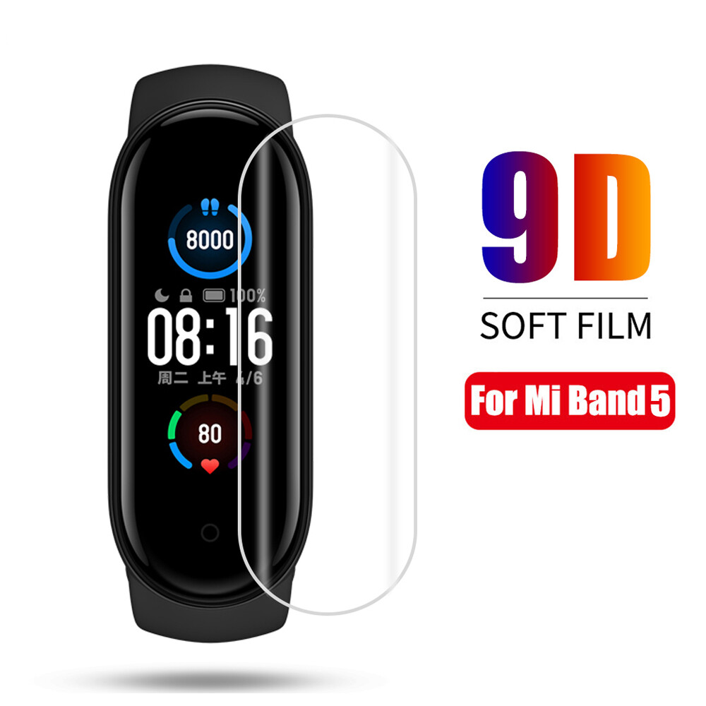 [Songful] cho Xiaomi Mi band 5 tấm dán bảo vệ màn hình miếng bảo vệ màn hình trường hợp Mi band 5 bảo vệ Bìa Miband 5 Phim