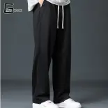 LIVE GREAT   quần tây nam dài đen  quần ống rộng  quần   quần nam    Quần nam mới, quần thời trang đơn giản, quần Harlan EVERYDAY xu hướng mùa hè, kiểu rộng phổ biến của giới trẻ    quần nam