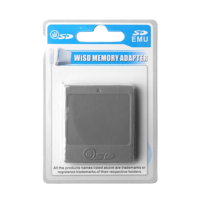 Đầu Đọc Thẻ Nhớ Flash SD Chuyển Đổi Adapter, Dành Cho Máy Chơi Game Wii NGC
