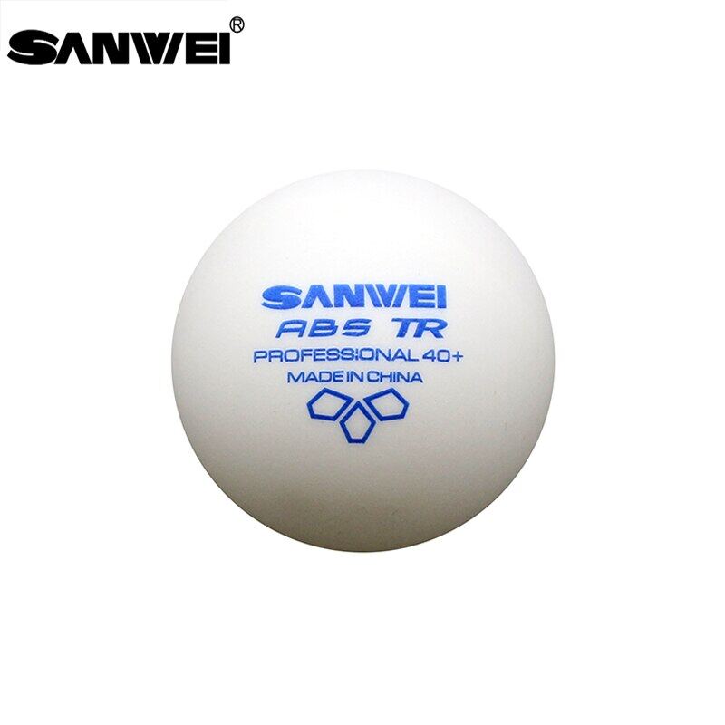 Sanwei ABS TR 3 sao bóng bàn 40 + vật liệu mới nhựa trắng bóng cho môn